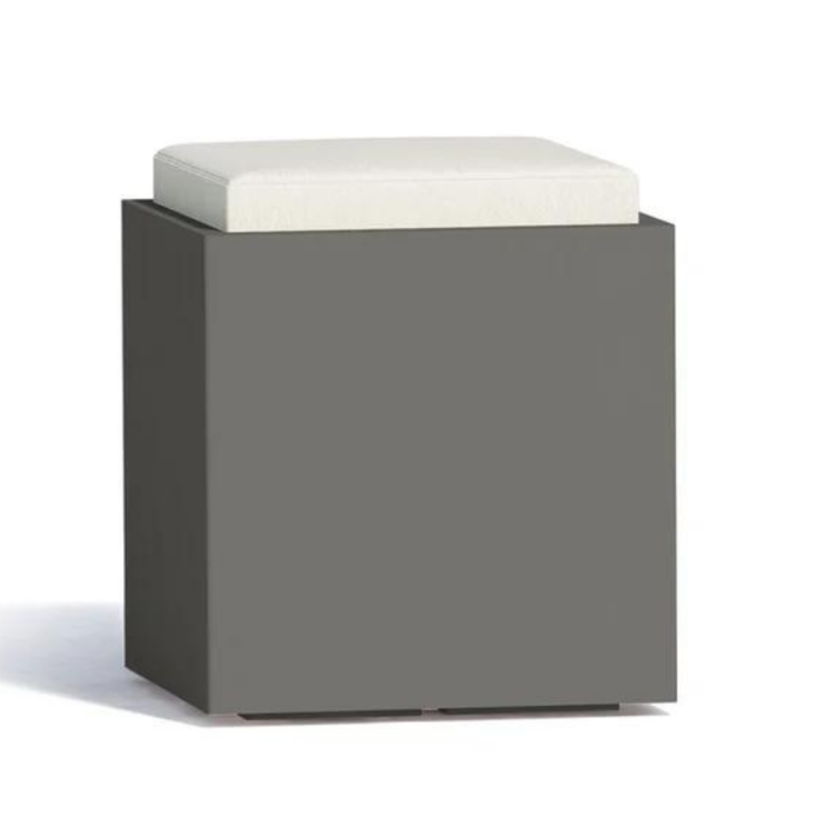 Pouf da giardino alto 47.5cm Comfy Square Monacis -12