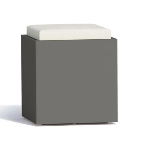 Pouf da giardino alto 47.5cm Comfy Square Monacis -12