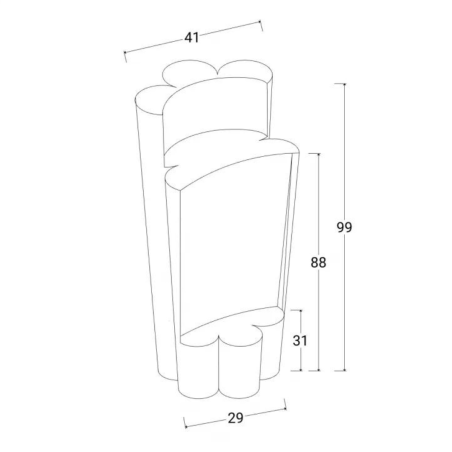 Sgabello da giardino colorato in polietilene Bach Kloris -8