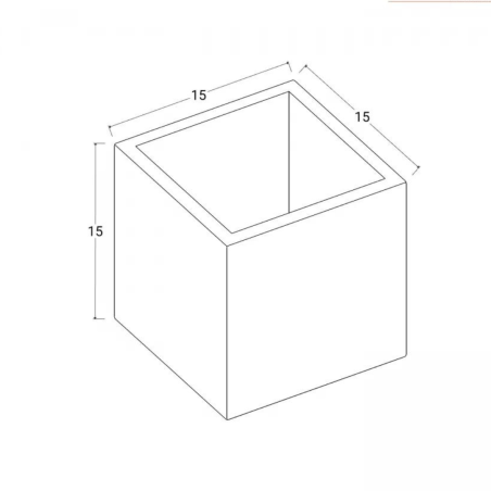 Vaso da giardino 15 h cm in polietilene tutta capienza Ellenico Kloris -14