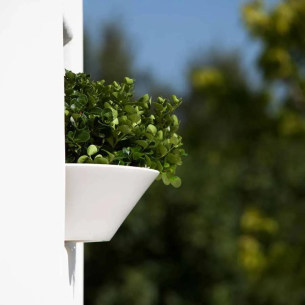 Vaso tondo 50 cm in polietilene Greco Kloris -1