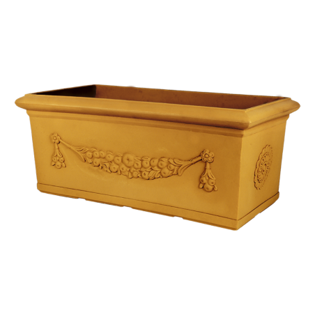 Fioriera 80x40cm polietilene Festone Rome Monacis -2