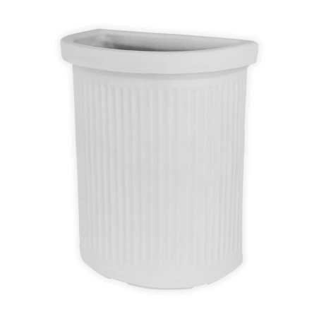 Vaso semicerchio parete 41x24cm millerighe Rome Monacis -1