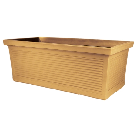 Fioriera in polietilene da 80 cm e 100 cm Millerighe Rome Monacis -6