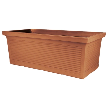 Fioriera in polietilene da 80 cm e 100 cm Millerighe Rome Monacis -7