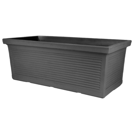 Fioriera in polietilene da 80 cm e 100 cm Millerighe Rome Monacis -9