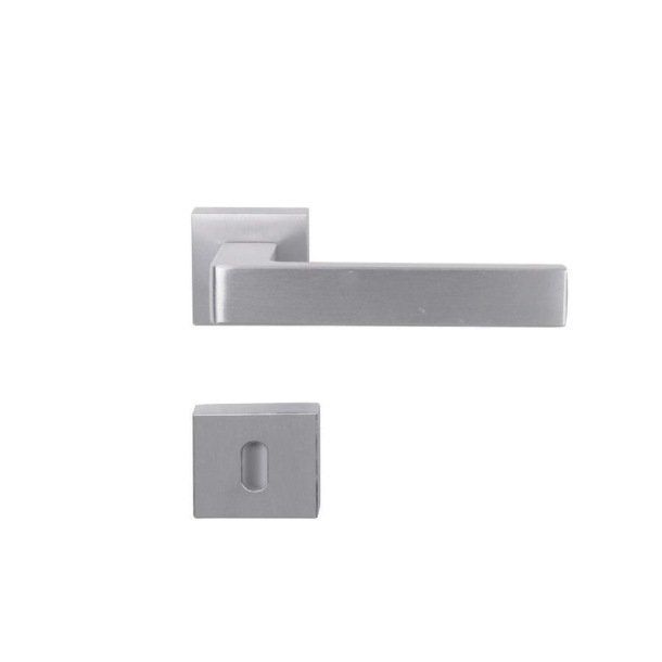 Maniglia porta cromo satinato BIBLO -1