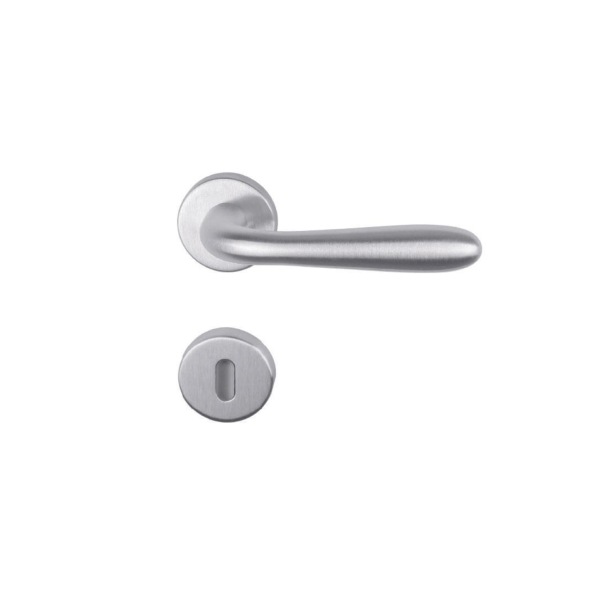 Maniglia porta cromo satinato GOCCIA -1