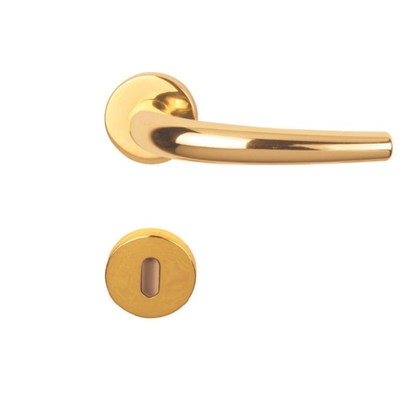 Maniglia porta oro lucido LINEA -1