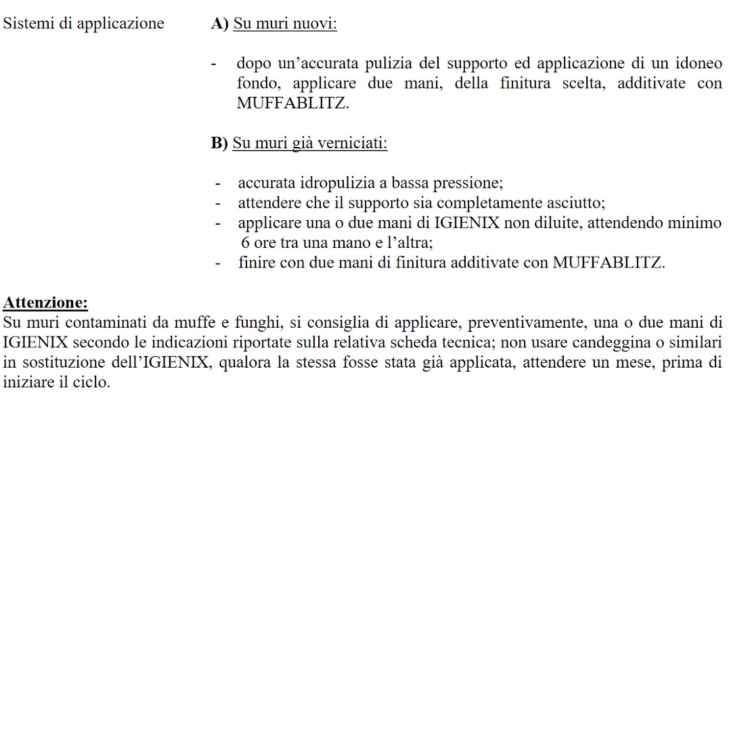 Additivo antimuffa per pitture MUFFABLITZ LINVEA -3