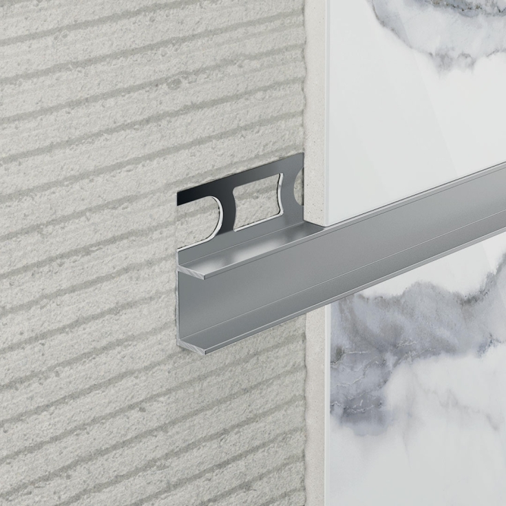 Battiscopa in alluminio per rivestimenti Metal Line AF M -3