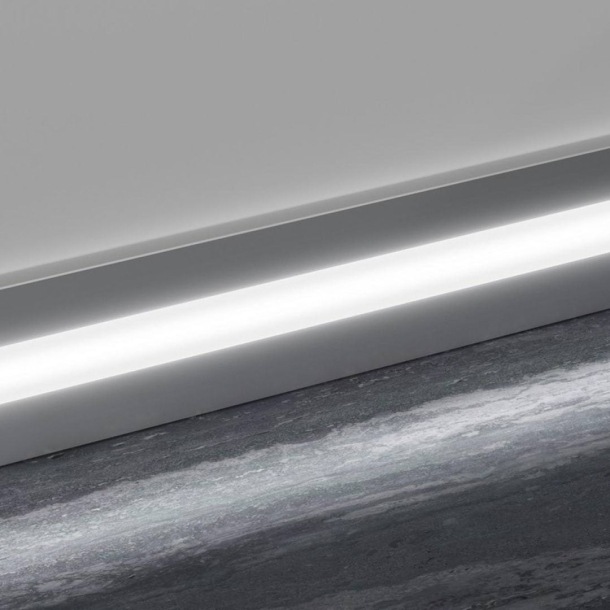 Battiscopa alluminio strip Led Prolight Metal Line 89 -1