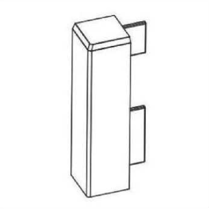 Angolo esterno in metallo 88/6E Prolight Metal Line -1