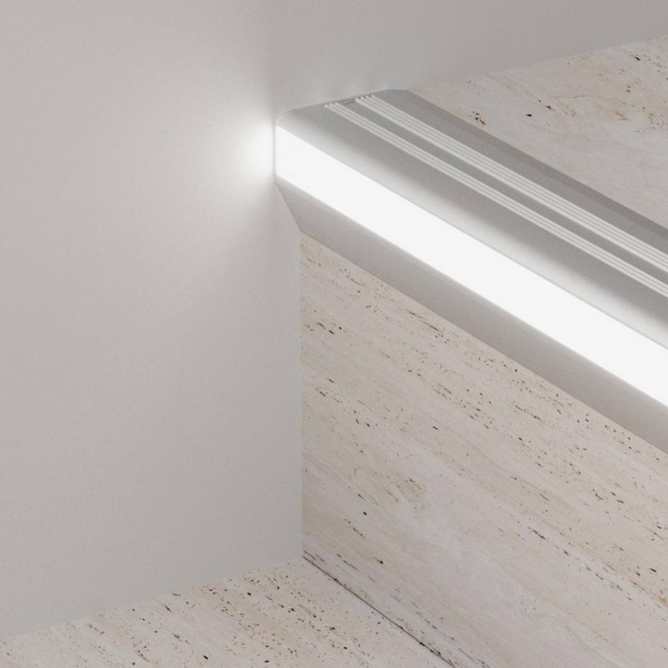 Terminale SX Profilo paragradino luminoso PROLIGHT PROTECT G/9/F -2