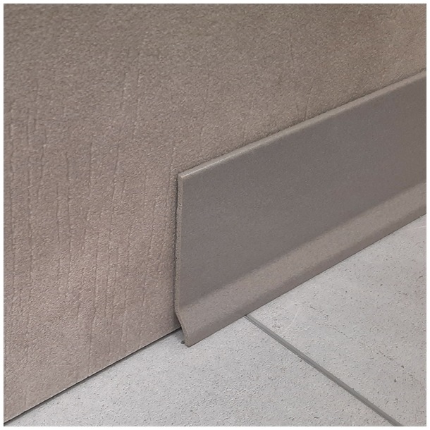 Battiscopa in PVC Antracite 558 PVC Line 8600 - 40 Metri -1