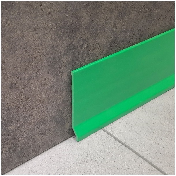 Battiscopa in PVC Verde 562 PVC Line 8600 - 40 Metri -1