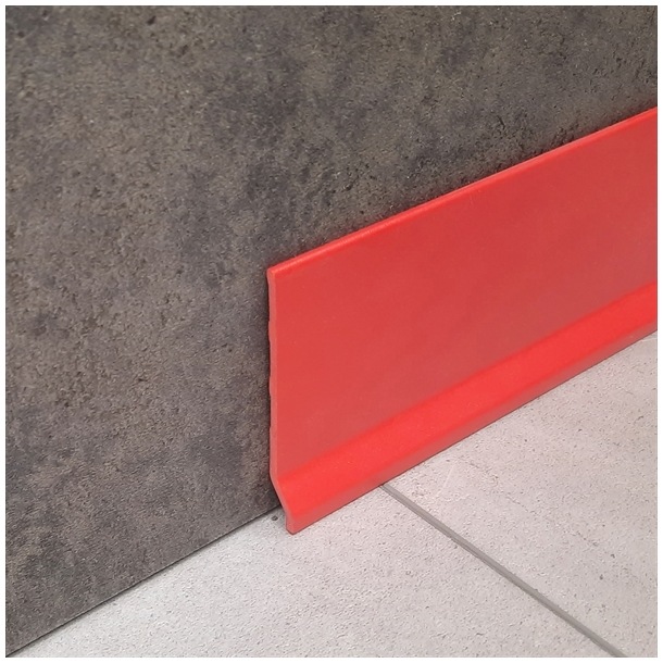Battiscopa in PVC Rosso 564 PVC Line 8600 - 40 Metri -1
