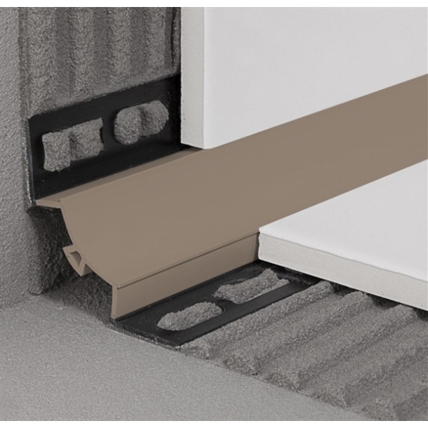 Sguscia in PVC beige grigio da 18x18 mm - sp 10 mm GP/10 Proround P -1