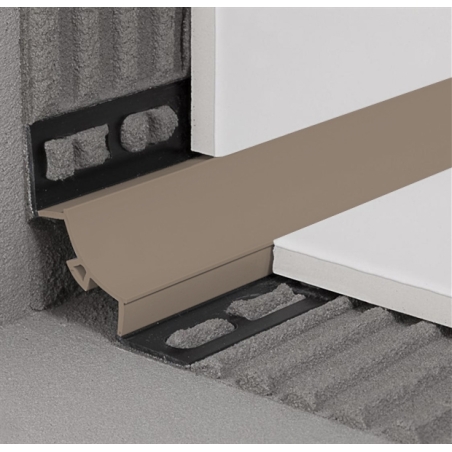 Sguscia in PVC beige grigio da 18x18 mm - sp 8 mm GP/8 Proround P -1