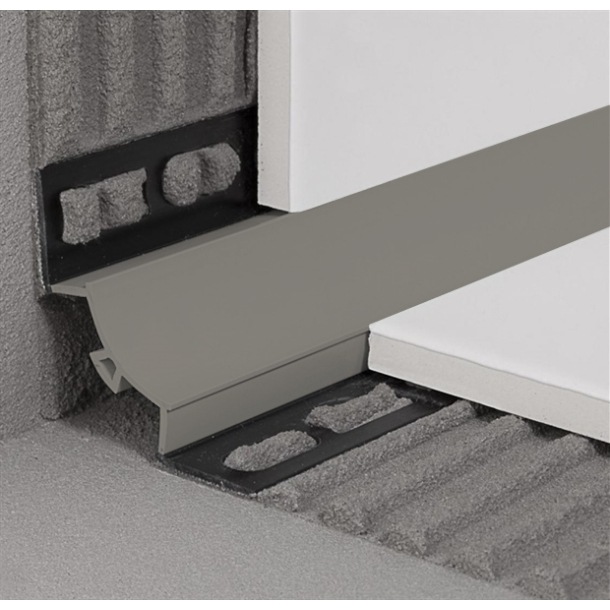 Sguscia in PVC grigio pietra da 18x18 mm - sp 8 mm GP/8 Proround P -1