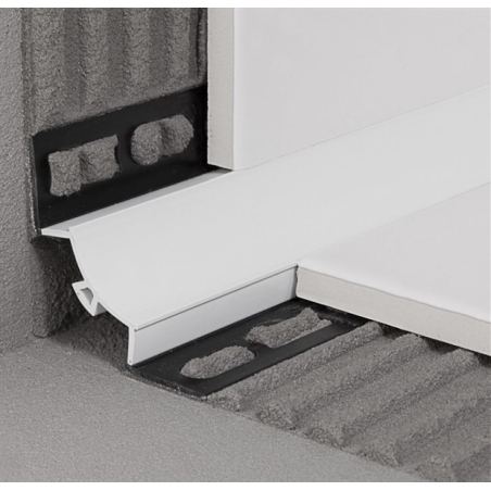 copy of GP/10 Sguscia per ceramica in PVC bianco da 18x18 mm - sp 10 mm -1