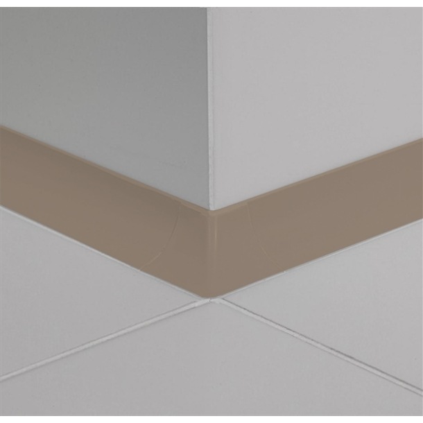 Angolo esterno PVC beige grigio per sguscia GP Proround P -1