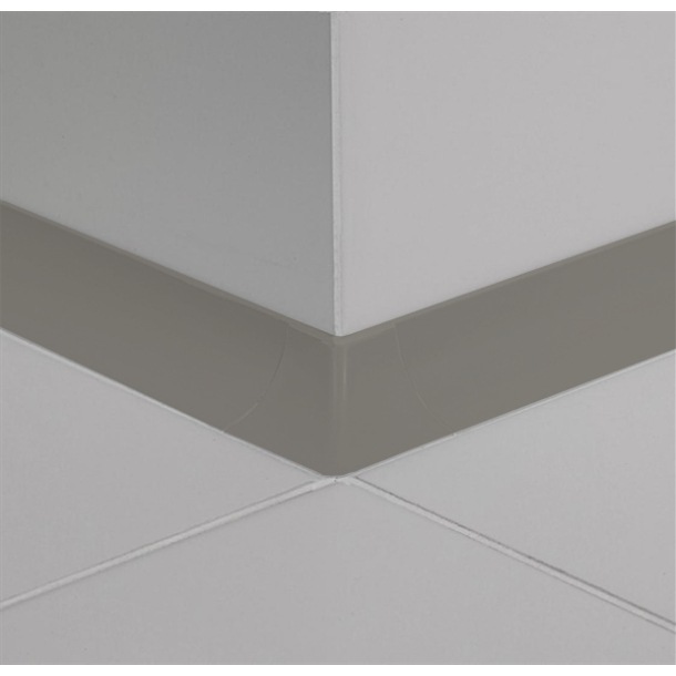 Angolo esterno PVC grigio pietra per sguscia GP Proround P -1