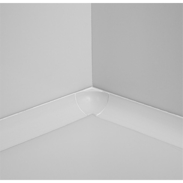 Angolo interno PVC bianco per sguscia GP Proround P -1