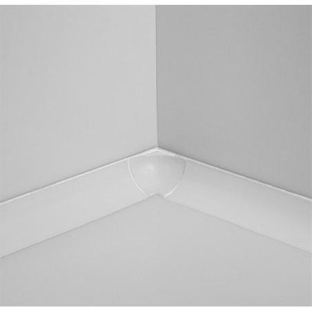 Angolo interno PVC bianco per sguscia GP Proround P -1