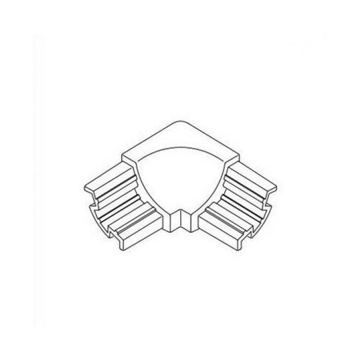 Angolo interno PVC beige grigio per sguscia GP Proround P -2