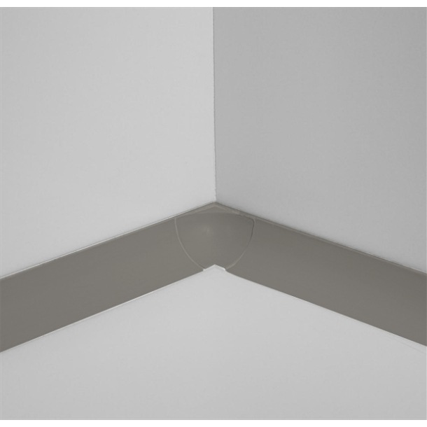 Angolo interno PVC grigio pietra per sguscia GP Proround P -1