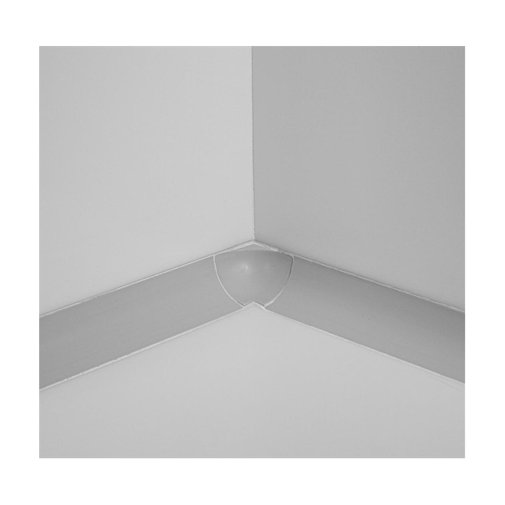 copy of GP/10 Sguscia per ceramica in PVC bianco da 18x18 mm - sp 10 mmPROFILPAS