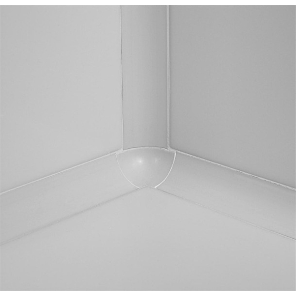 copy of GP/10 Sguscia per ceramica in PVC bianco da 18x18 mm - sp 10 mm -1