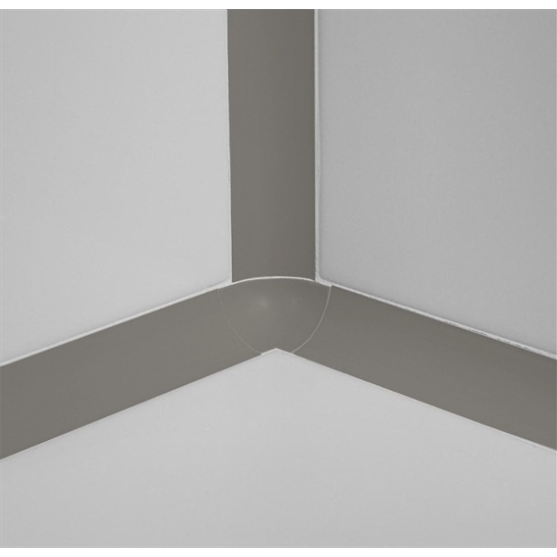 Angolo interno triassiale PVC grigio pietra per sguscia GP Proround P -1