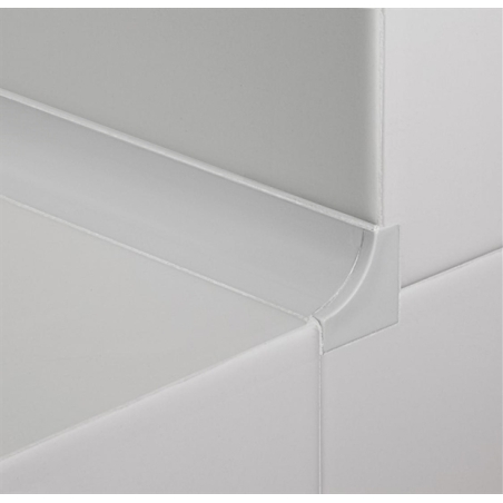 copy of GP/10 Sguscia per ceramica in PVC bianco da 18x18 mm - sp 10 mm -1