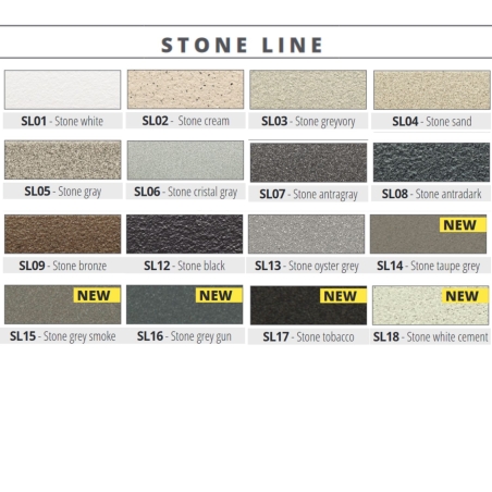 Profilo per rivestimenti 270 cm Proterminal Stone Gray Smoke Progress Profiles -3