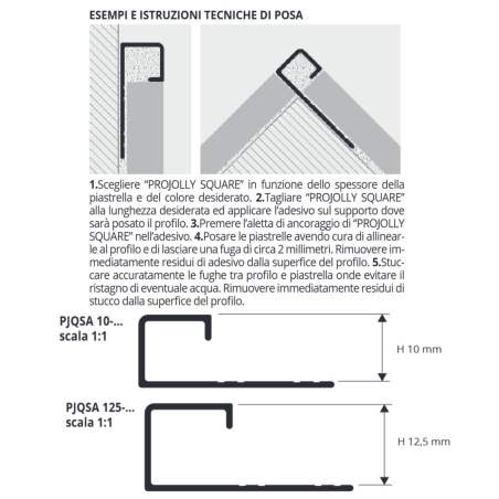 Raccordo per profili Projolly Stone Tobacco Progress Profiles -2