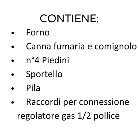 Forno a GAS 1 pizza Rosso Antico ALFA REFRATTARIALFA FORNI