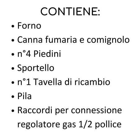 Forno a GAS 3 pizze Rosso antico ALFA REFRATTARI Moderno -4