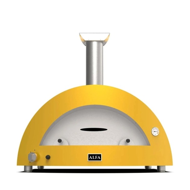 Forno a GAS 5 pizze Giallo ALFA REFRATTARIALFA FORNI