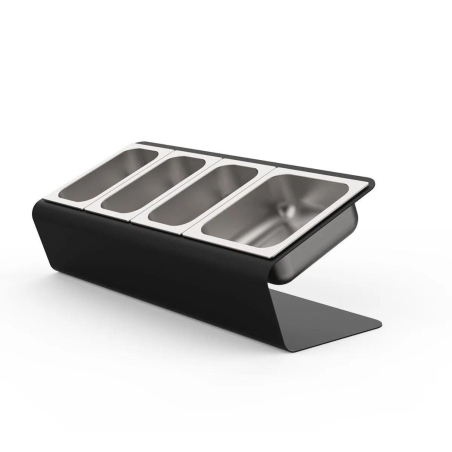 Portaingredienti 4 vaschette con coperchi ALFA REFRATTARIALFA FORNI