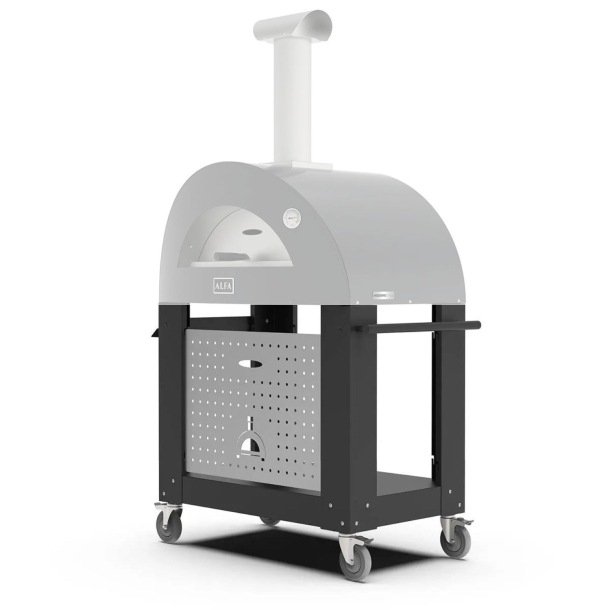 Base forno nera 2 pizze Alfa refrattari -1