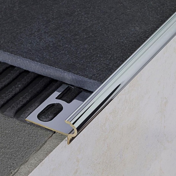 Profilo per scale in acciaio Cerfix Prostep SGI -1