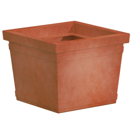 Vaso da giardino quadro liscio Rome Monacis -2