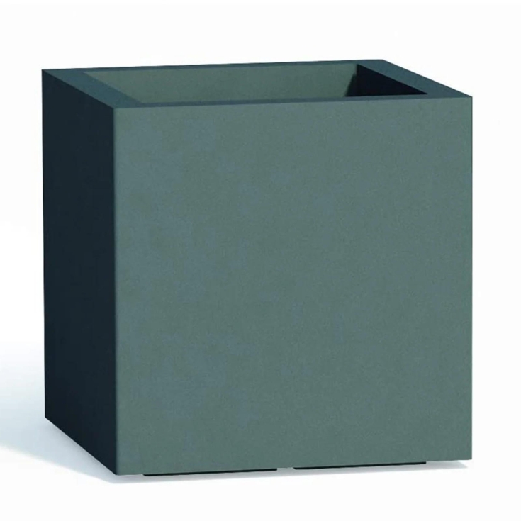 Vaso da giardino colorato quadrato 40 cm Cube Monacis -18