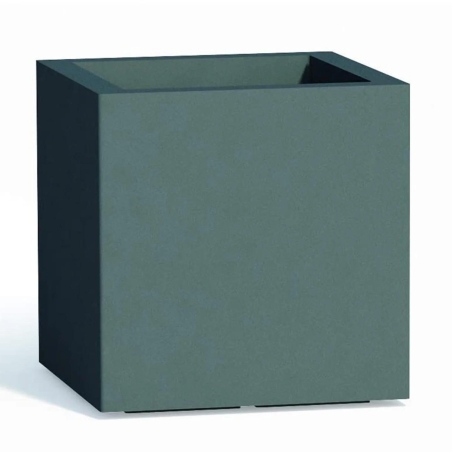 Vaso da giardino colorato quadrato 40 cm Cube Monacis -18