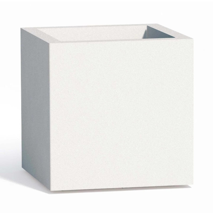 Vaso da giardino colorato quadrato 40 cm Cube Monacis -13