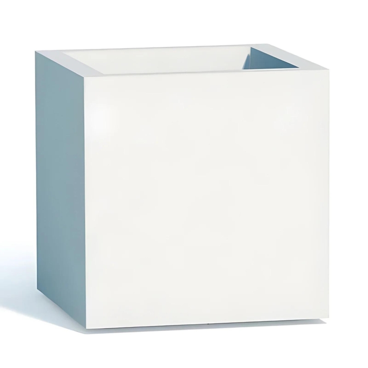 Vaso da giardino colorato quadrato 40 cm Cube Monacis -14
