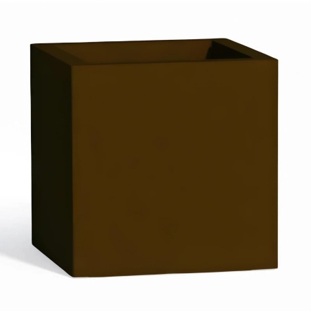 Vaso da giardino colorato quadrato 40 cm Cube Monacis -15
