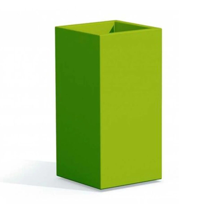 Vaso alto da giardino 80 cm Cube Top Monacis -9